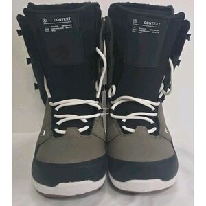 Ride Context Women's Size 11 Snowboard Boots BOA Fit System Khaki & Black